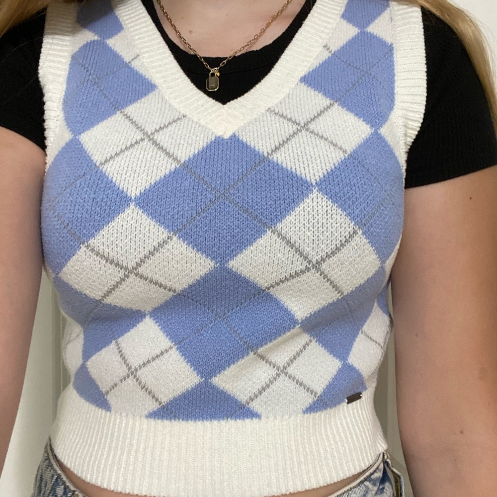 y2k sweater vest